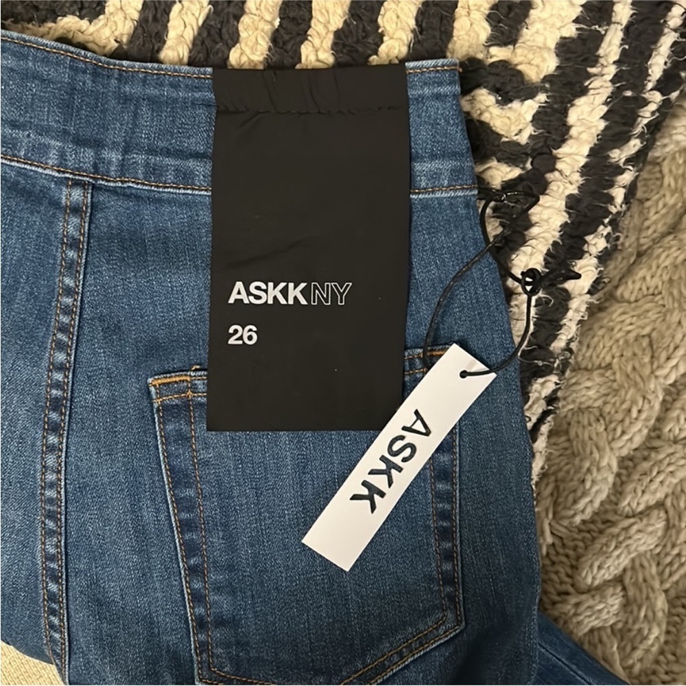 ASKK NY Brighton Wide leg NWT • Size 26 • Color: Mercury - Picture 4 of 9
